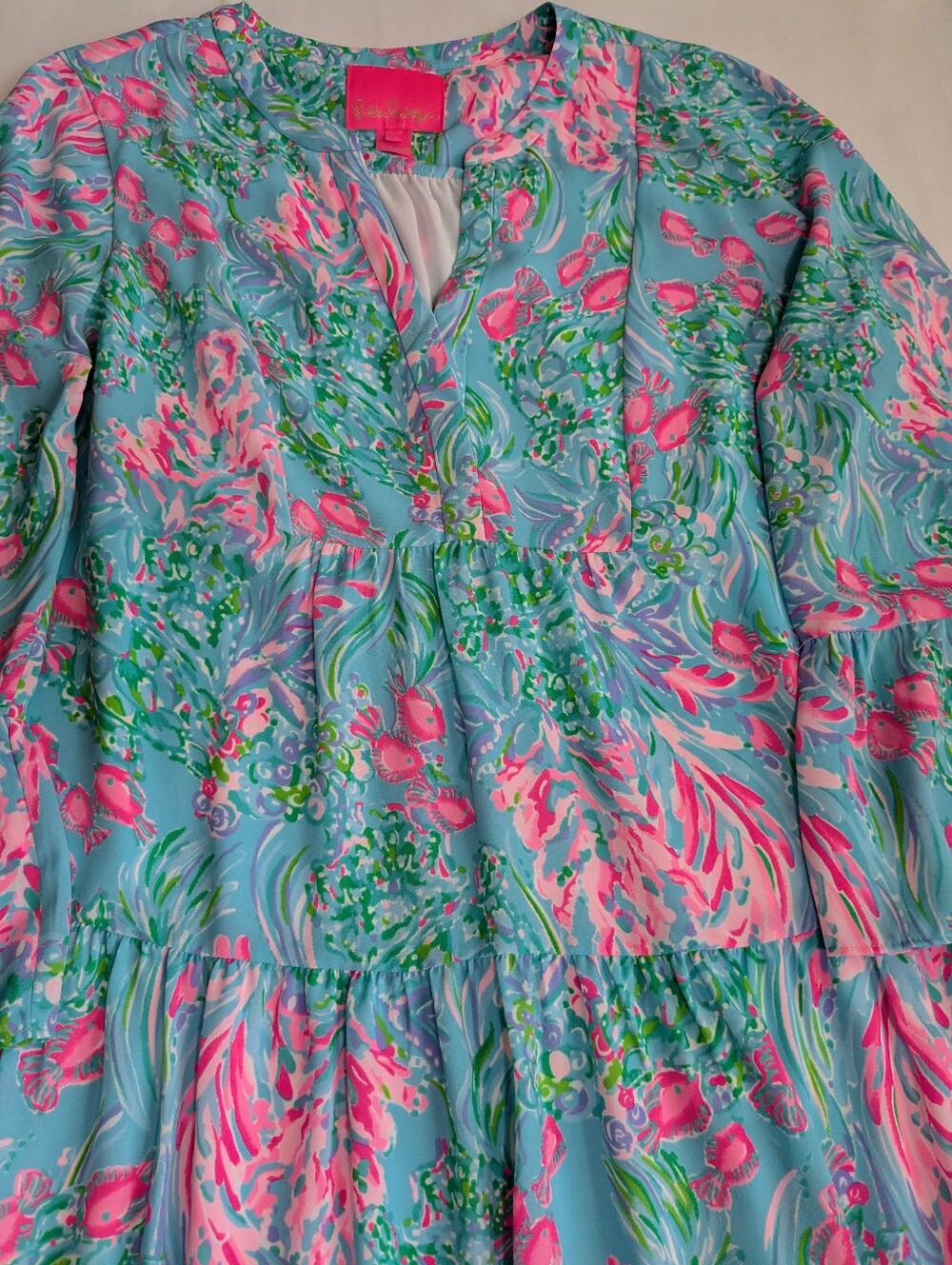 Lily Pulitzer Gabriel Dress Sz 10 - Picture 6 of 12
